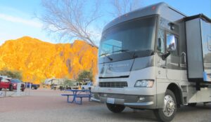 Gasoline powered class A motorhome