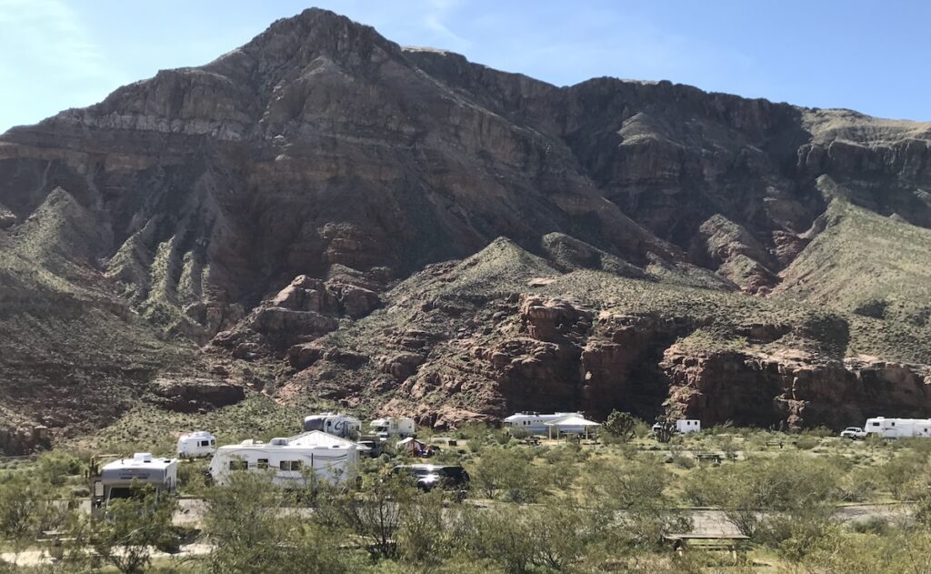BLM campground in Utah