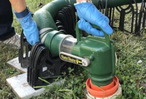 Dumping RV holding tank