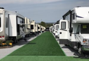 New RVs at RV show